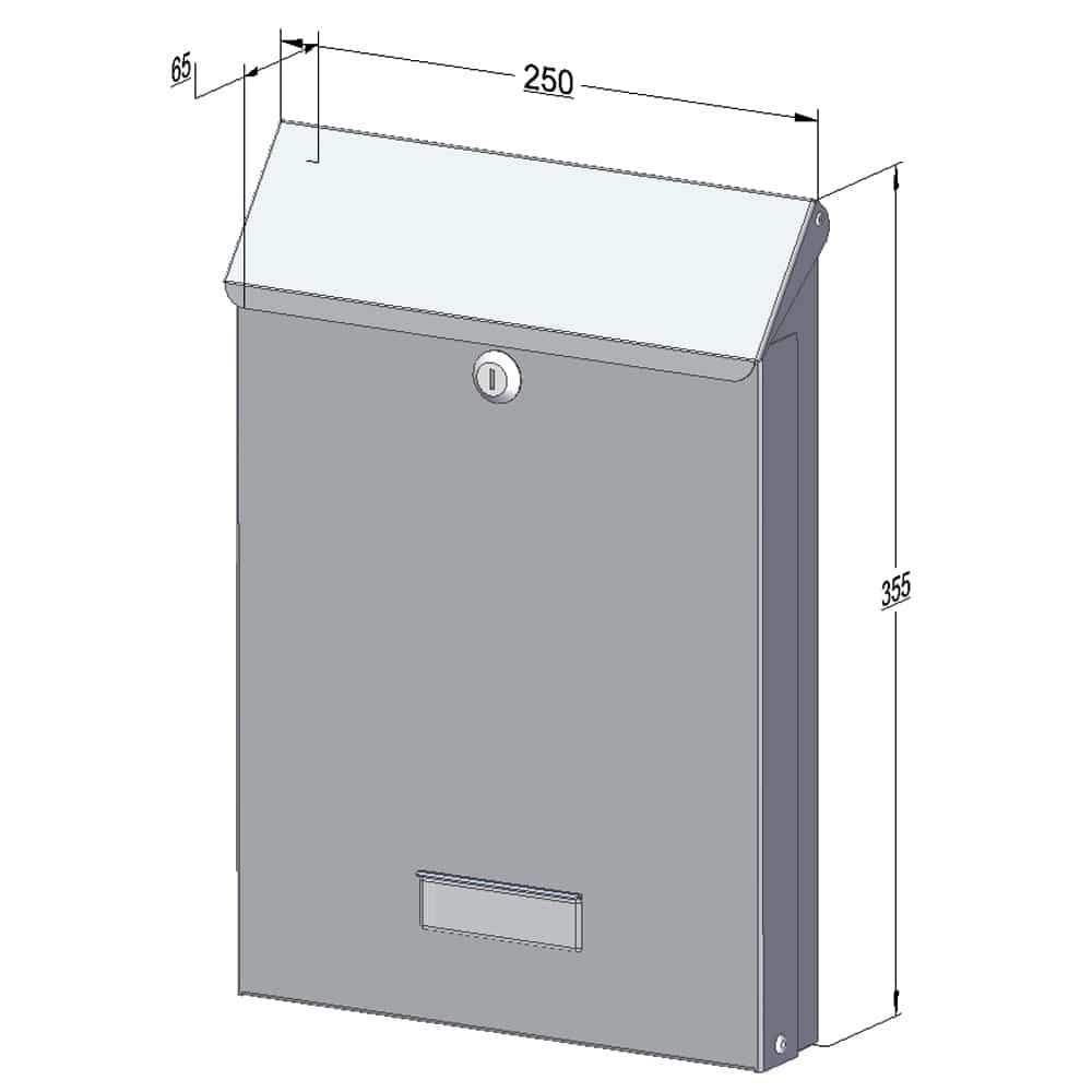 Post Boxes For Sale Sd Model Drawing