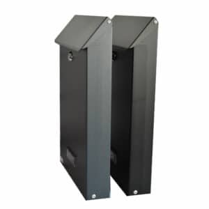 Wall Mounted Letterbox Sdg Grey Black Wall Mounted Letterbox Sdg Grey Black
