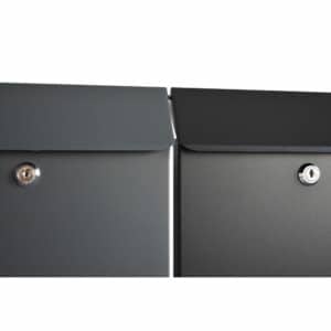 Wall Mounted Letterbox Sdg Grey Black Front Wall Mounted Letterbox Sdg Grey Black Front
