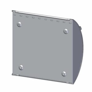 Wall Mounted Letterbox Wa1 Rear Drawing Wall Mounted Letterbox Wa1 Rear Drawing