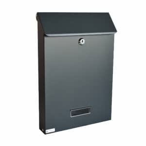 Wall Mounted Post Box Sdg Grey Front Wall Mounted Post Box Sdg Grey Front