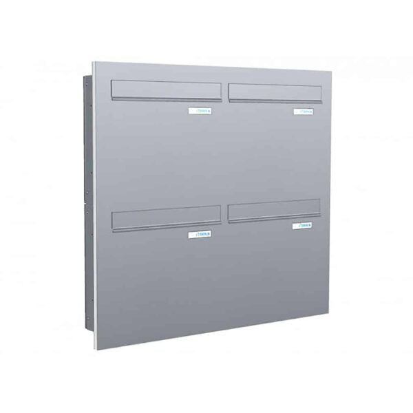 Letterboxes For Flats Lad 04 Door Panel 4 Bank