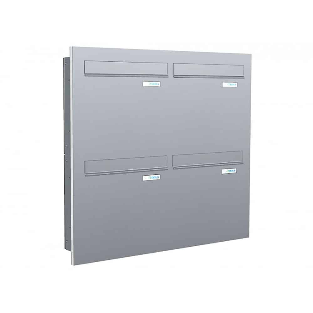 Letterboxes For Flats Lad 04 Door Panel 4 Bank