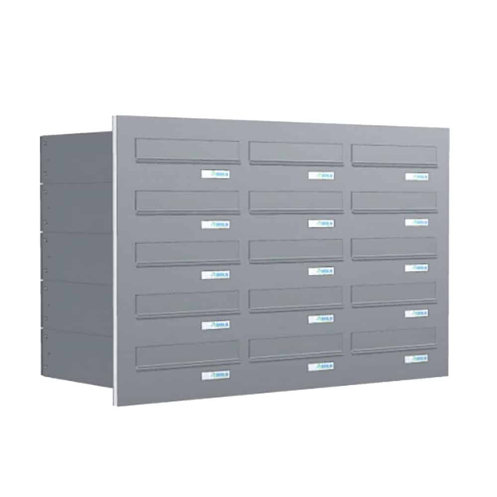 Letterboxes For Flats Lbd 04 Door Panel 15 Bank