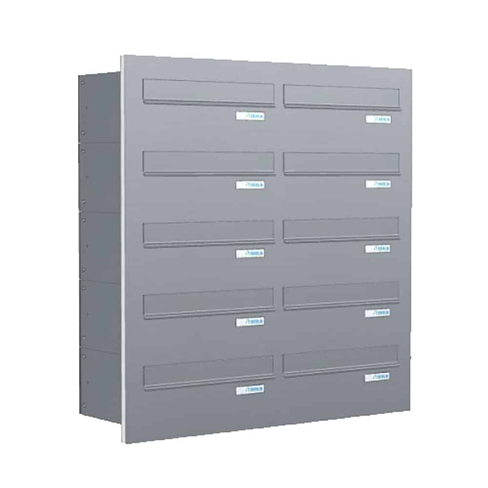 Letterboxes For Flats Lbd 045 Door Panel 10 Bank