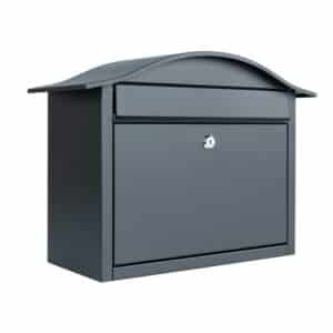 Anthracite Grey Wall Mounted Post Box Partridge Anthracite Grey Wall Mounted Post Box Partridge