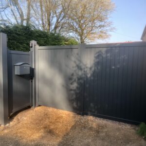 External Wall Mounted Letter Box Partridge Dark Grey Lifestyle Photo 1 External Wall Mounted Letter Box Partridge Dark Grey Lifestyle Photo 1