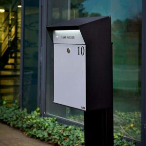 Free Standing Designer Large Letterbox Bjorn Villa Free Standing Designer Large Letterbox Bjorn Villa