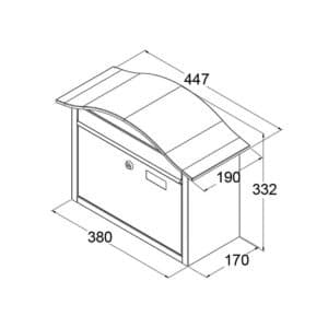 Wall Mounted Post Box Partridge Dimensions Wall Mounted Post Box Partridge Dimensions