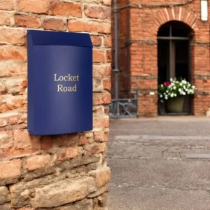 Wall Mounted Post Box Wren Midnight Blu Wall Mounted Post Box Wren Midnight Blu