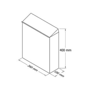 Wall Mounted Post Box Wren Dimensions Wall Mounted Post Box Wren Dimensions