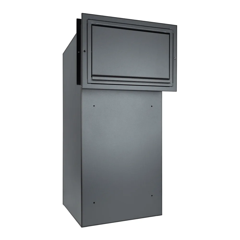 Anthracite Grey Gate Mounted PArcel Box Sigma Paco