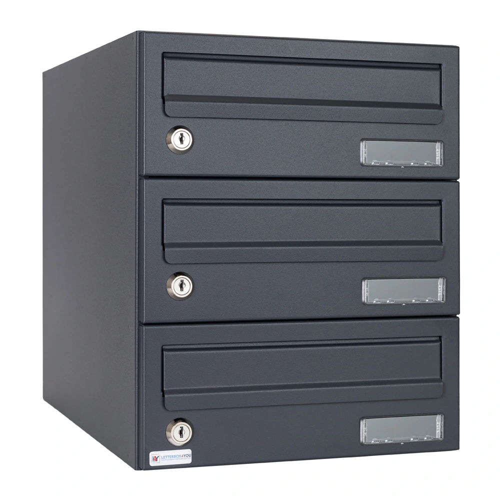 Apartment Mailboxes C2 Compact Bank Of 3