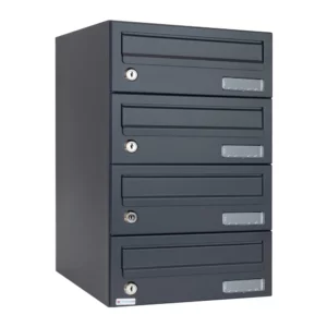 Apartment Mailboxes C2 Compact Bank Of 4 Apartment Mailboxes C2 Compact Bank Of 4