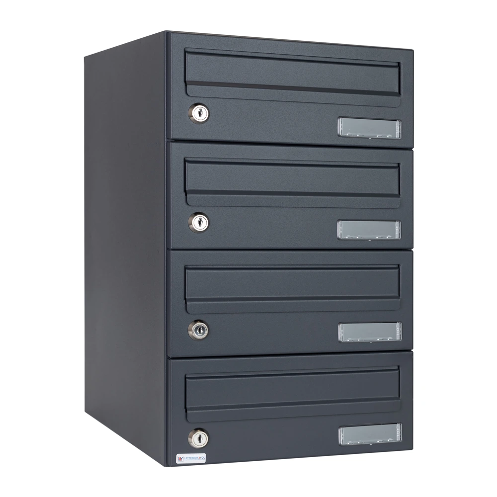 Apartment Mailboxes C2 Compact Bank Of 4