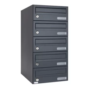 Apartment Mailboxes C2 Compact Bank Of 5 Apartment Mailboxes C2 Compact Bank Of 5