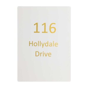 Personalised Letterboxes With Gold Letters Personalised Letterboxes With Gold Letters