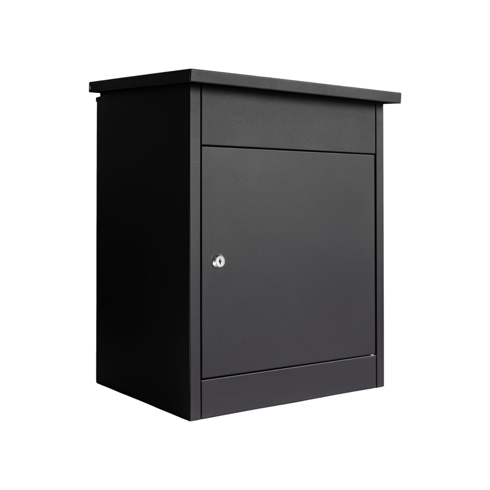 Puffin Black External Parcel Box For Homes