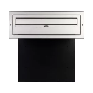 Stainless Steel Front Through Wall Letterbox For One Brick Wall W3 4 XL Stainless Steel Front Through Wall Letterbox For One Brick Wall W3 4 XL