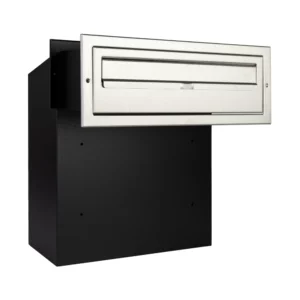 Through The Wall Stainless Steel Front Mail Chute W3 4 XL Through The Wall Stainless Steel Front Mail Chute W3 4 XL