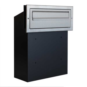 W3 3 Stainless Steel Front Post Box For Gates W3 3 Stainless Steel Front Post Box For Gates