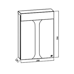 large-post-box-san-martino-dimensions Large Post Box San Martino Dimensions