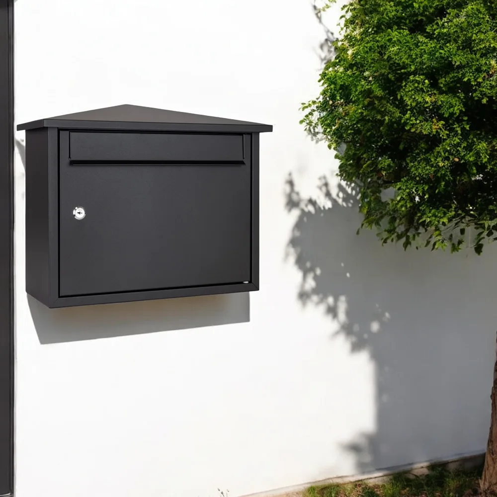 Wall Mounted Outdoor Large Mailbox Kestrel