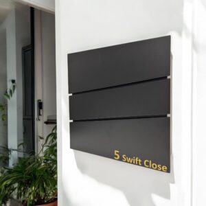 Personalized Post Box Wall Mounted Swift Black Photoroom Personalized Post Box Wall Mounted Swift Black Photoroom