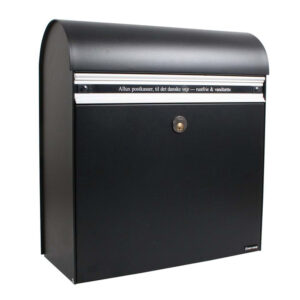 Allux KS200 Wall Mounted Post Box Black Allux KS200 Wall Mounted Post Box Black