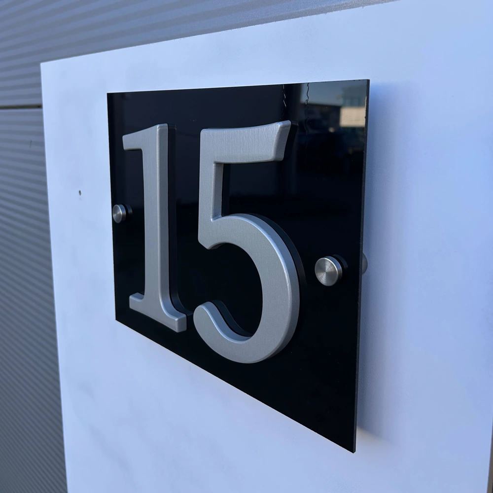Aluminium Numbers Wall Mounted For Home