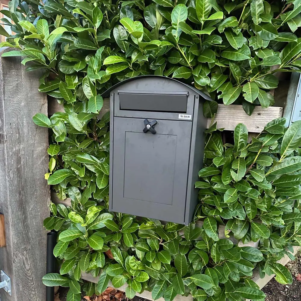 Post Boxes For Sale Albertina Dark Grey Lifestyle
