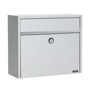 Wall Mounted Letterbox Allux Lt150 Galvanised Steel Wall Mounted Letterbox Allux Lt150 Galvanised Steel