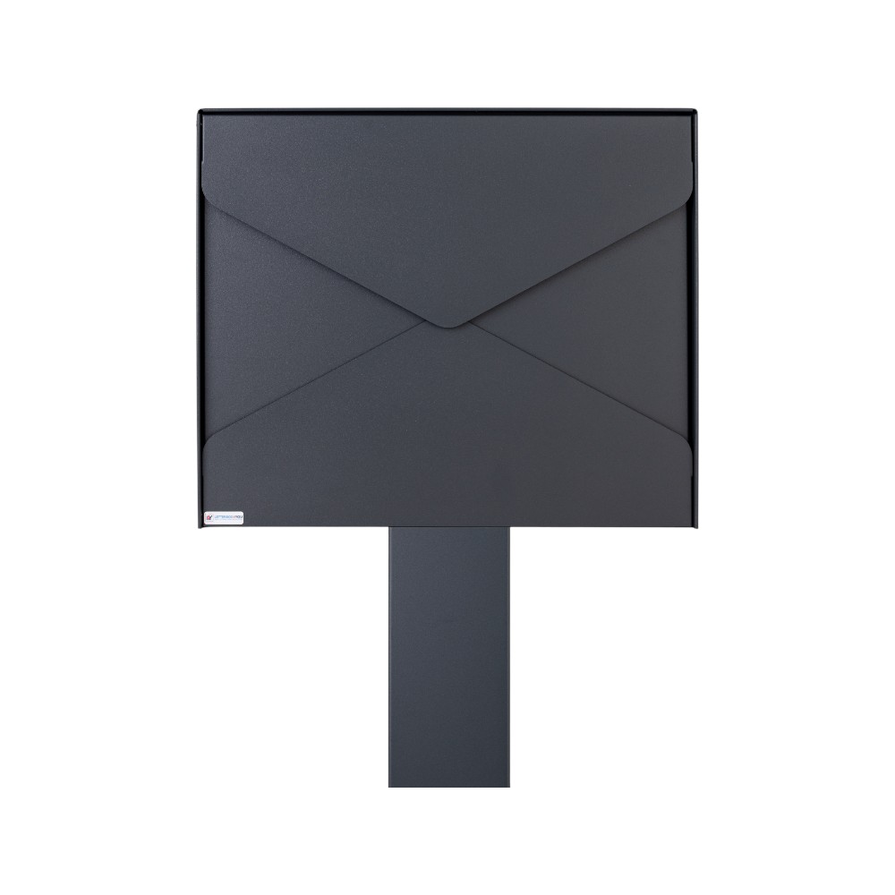 Free Stading External Letterbox Gavia Anthracite Grey