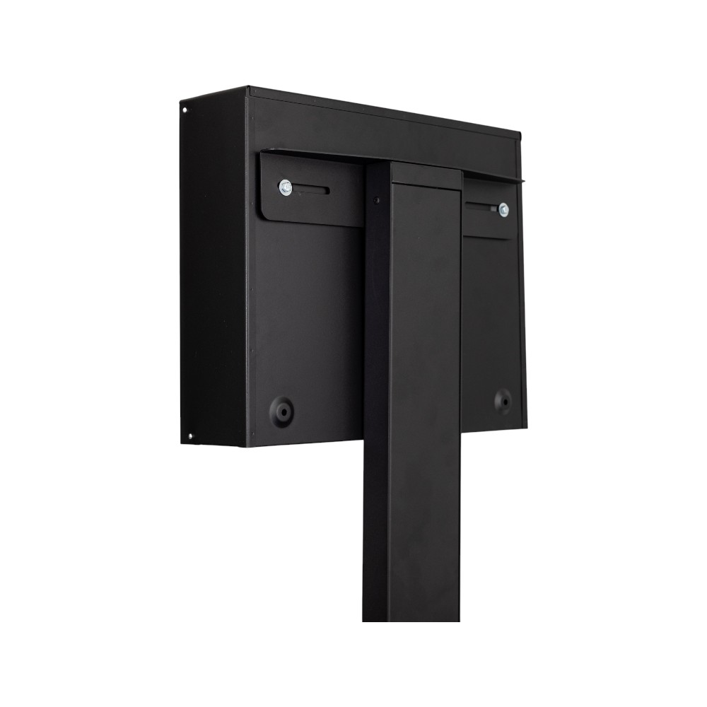 Free Standing Outdoor Post Box Gavia Mounting View