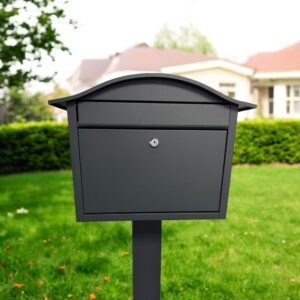 Free Standing Outdoor Post Box Partridge Grey Free Standing Outdoor Post Box Partridge Grey