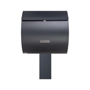 Modern Free Standing External Post Box WA1 Anthracite Grey Modern Free Standing External Post Box WA1 Anthracite Grey