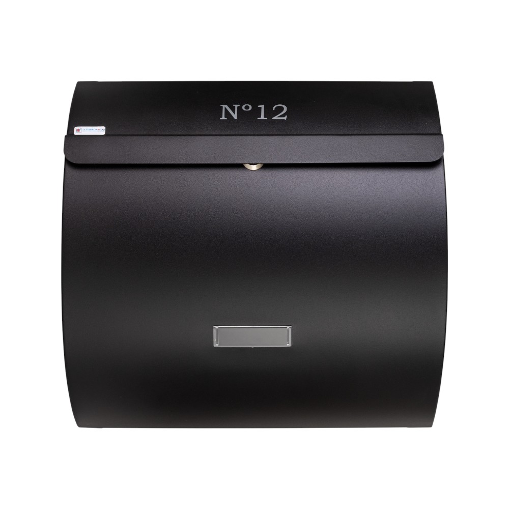 Modern Free Standing External Post Box   WA1 Black