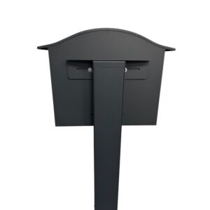 Pole Mounted External Letterbox In Dark Grey Partridge Pole Mounted External Letterbox In Dark Grey Partridge