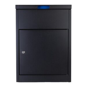 Wall Mounted Outdoor Parcel Box ParcelPod 1 Black Wall Mounted Outdoor Parcel Box ParcelPod 1 Black