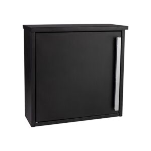 External Wall Mounted Letterbox Jackdaw Black 2 External Wall Mounted Letterbox Jackdaw Black 2