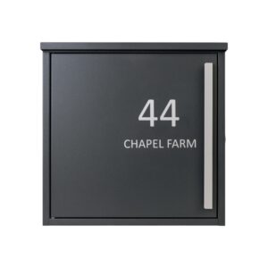 External Wall Mounted Letterbox Jackdaw Dark Grey With Personalisation 1 External Wall Mounted Letterbox Jackdaw Dark Grey With Personalisation 1