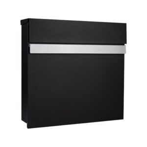 External Wall Mounted Letterbox Skylark Black External Wall Mounted Letterbox Skylark Black