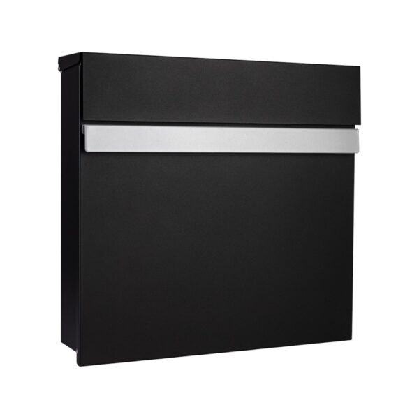 External Wall Mounted Letterbox Skylark Black