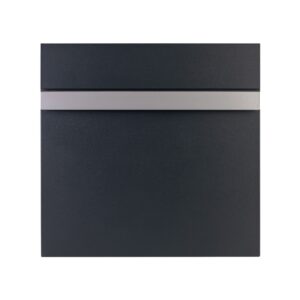 Modern Contemporary External Letterbox Wall Mounted Skylark In Dark Grey Modern Contemporary External Letterbox Wall Mounted Skylark In Dark Grey