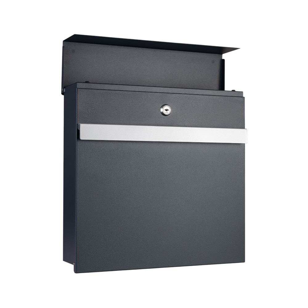 Wall Mounted External Letterbox   Modern Contemporary   Skylark   Top Opening