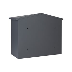 Outdoor Letterbox Free Standing Kestrel Dark Grey Back Outdoor Letterbox Free Standing Kestrel Dark Grey Back