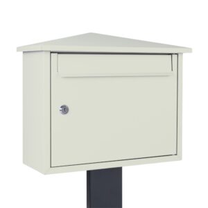 Free Standing Outdoor Letter Box Kestrel Pebble Grey Free Standing Outdoor Letter Box Kestrel Pebble Grey