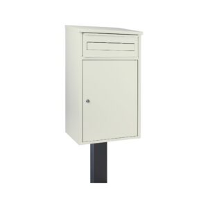 Outdoor Free Standing Parcel And Letterbox Front Access Woodpecker Pebble Grey Black FR 2 Stand 1 Outdoor Free Standing Parcel And Letterbox Front Access Woodpecker Pebble Grey Black FR 2 Stand 1