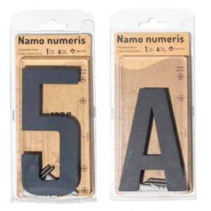 Stylish Stainless Steel House Numbers Anthracite Grey RAL 7016_Numbers Letters_Packaged Stylish Stainless Steel House Numbers Anthracite Grey RAL 7016_Numbers Letters_Packaged