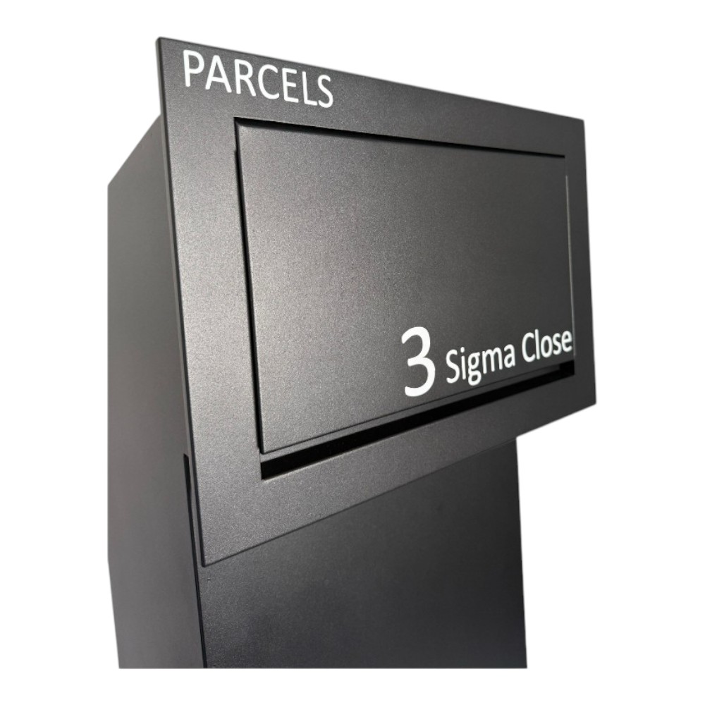 Rear Access Parcel Box For Gates And Fences   Sigma Paco VE2   Parcel Drop